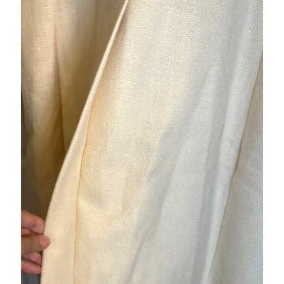 Womens Size Large Yellow Winter Classic  Outerwear Wool Blend Casual Long Coat - Picture 14 of 14